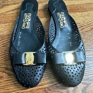 Ferragamo mule slides